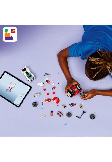 Silver a jeho auto vs. Knuckles a jeho monster truck