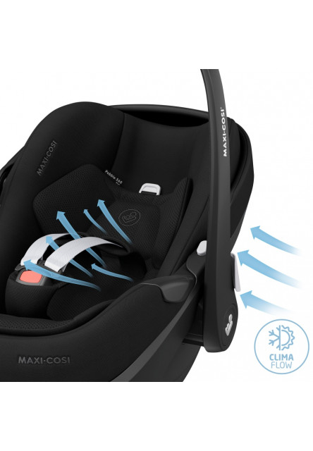 Pebble 360 Pro 2 autosedačka Essential Black