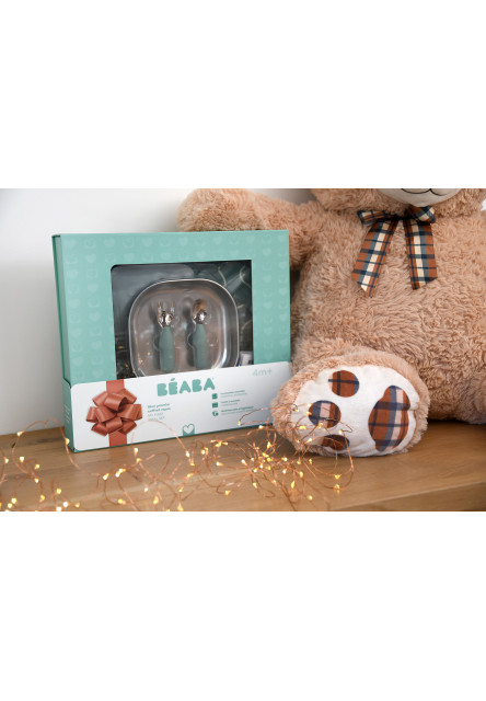 Jídelní sada pro nejmenší Sage Green