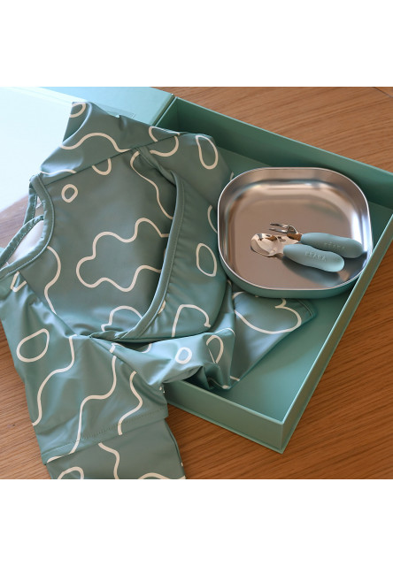 Jídelní sada pro nejmenší Sage Green