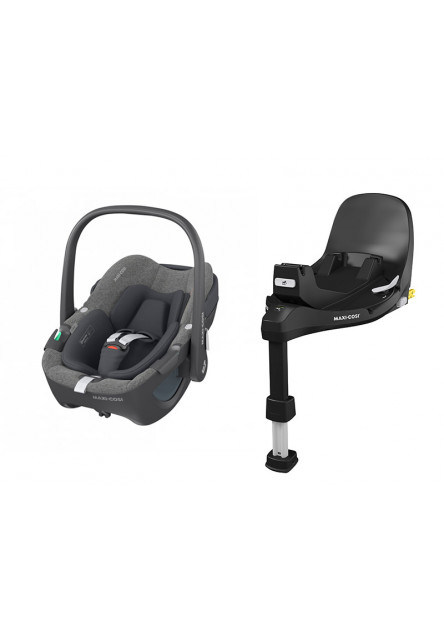 Pebble 360 autosedačka Select Grey + základna FamilyFix 360 Pro
