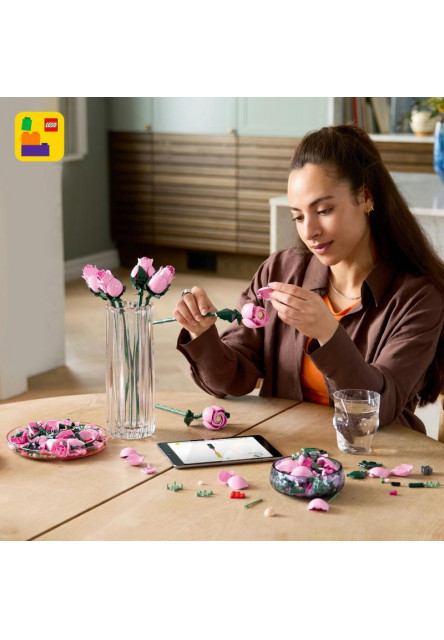 Kytica ružových ruží