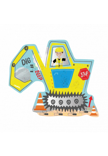 tvarované puzzle v tvarované krabičce – Stavba