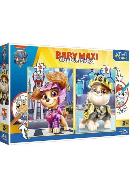 Trefl Puzzle Baby MAXI 2x10 - Paw Patrol : THE MOVIE