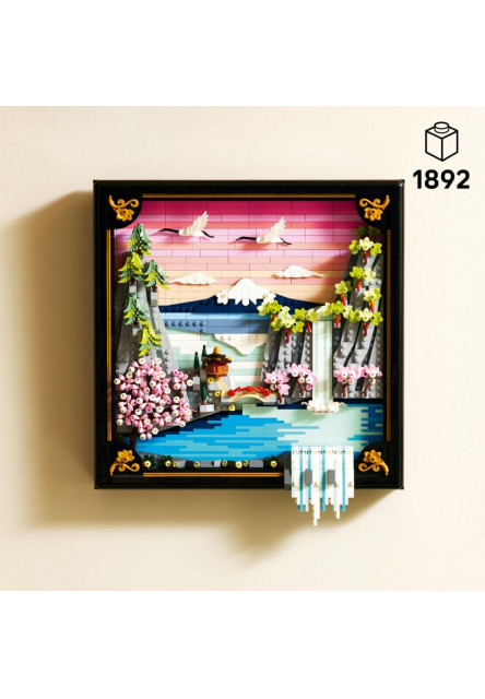 Krajina so sakurovým sadom