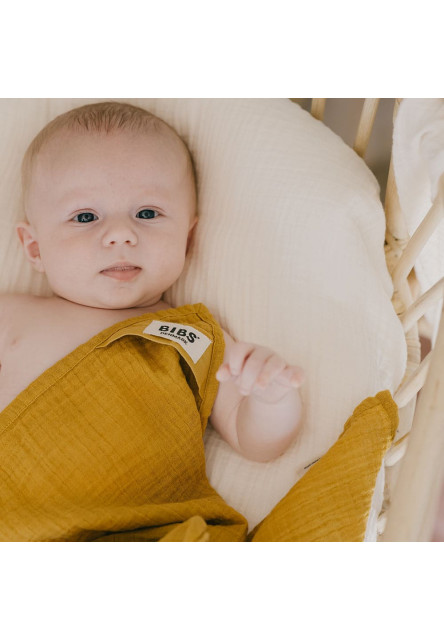 BIBS mušelínová zavinovačka z BIO bavlny (Sand)