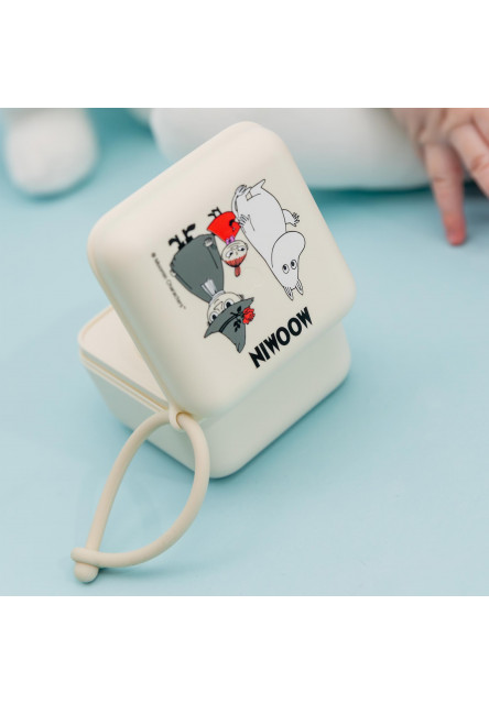 BIBS x Moomin krabička na cumlíky (Ivory)