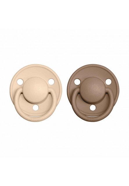 BIBS De Lux cumlíky z prírodného kaučuku 2ks - veľkosť 1 (Sage / Hunter Green)