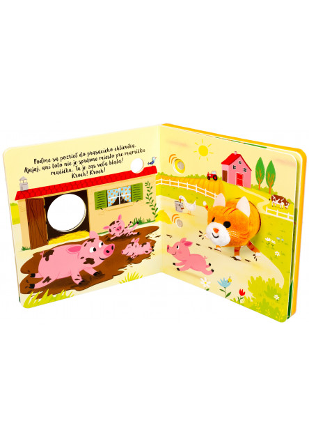 Mačička spoznáva farmu - so zvukmi a prstovou maňuškou