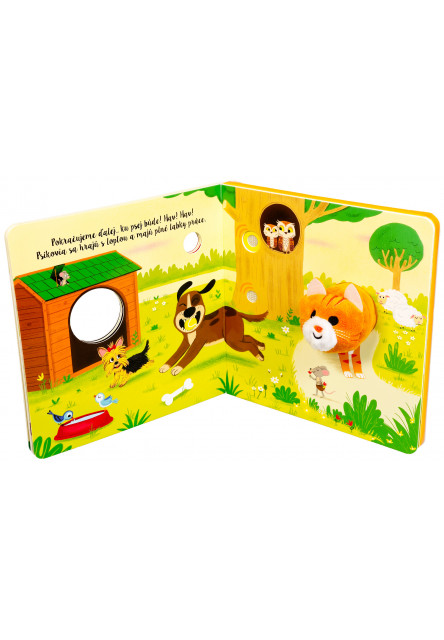 Mačička spoznáva farmu - so zvukmi a prstovou maňuškou