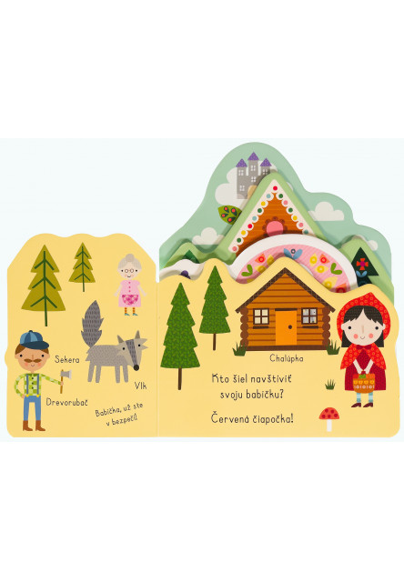 Tvarované leporelo - Rozprávky