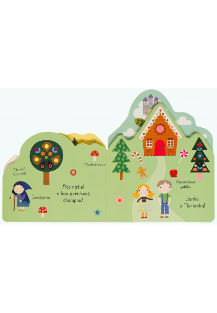 Tvarované leporelo - Rozprávky