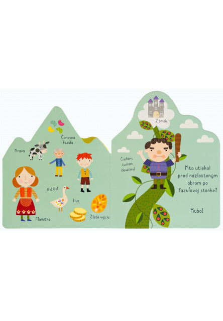Tvarované leporelo - Rozprávky