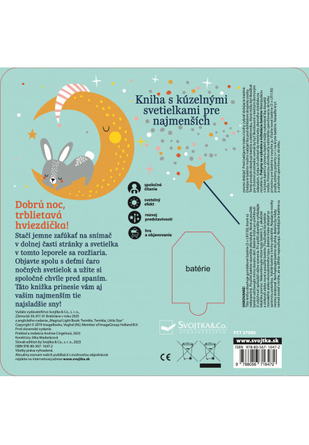 Dobrú noc, trblietavá hviezdička!