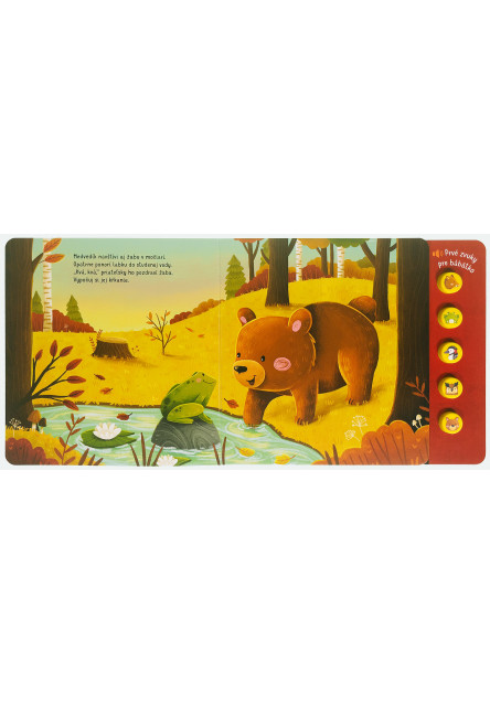 Čo počuješ v lese? Prvé zvuky pre bábätko