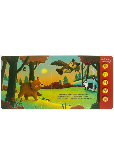 Čo počuješ v lese? Prvé zvuky pre bábätko