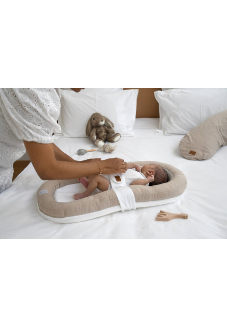 Hnízdo pro miminko Cocoony Heather Clay