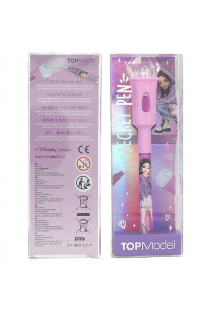 Tajné pero s LED svetlom