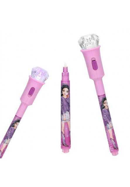 Tajné pero s LED svetlom