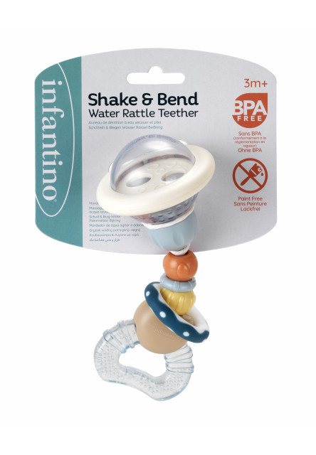 Hrkálka s hryzátkom Shake & Bend