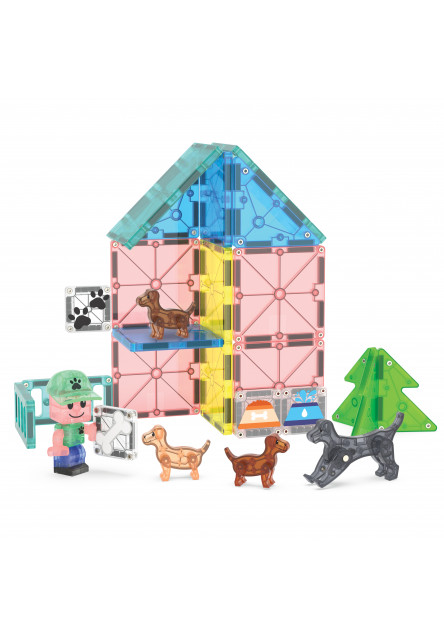 Magnetická stavebnice Puppy Park 27 dílů