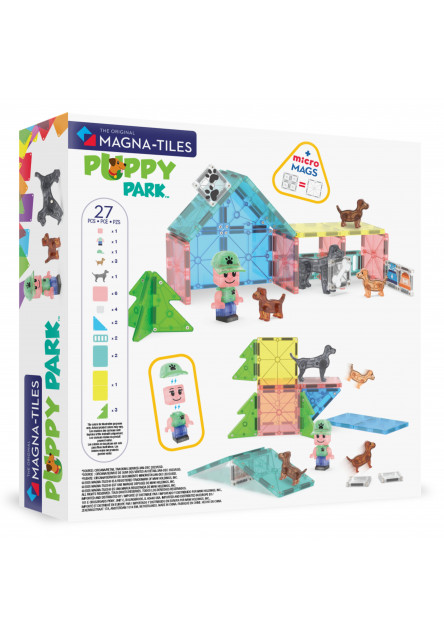Magnetická stavebnice Puppy Park 27 dílů