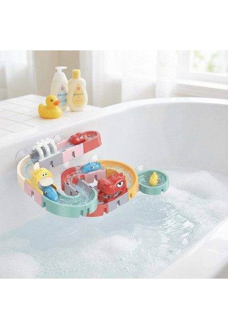 DIY Kuličková dráha do vody Dino 30 ks