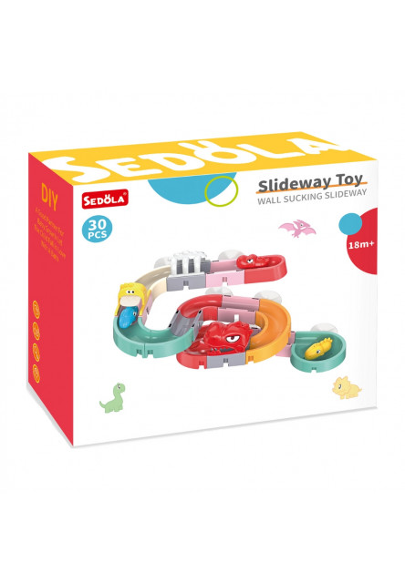 DIY Kuličková dráha do vody Dino 30 ks