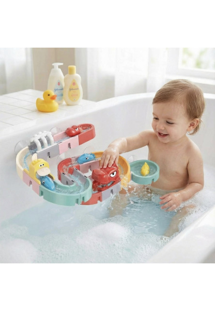 DIY Kuličková dráha do vody Dino 30 ks