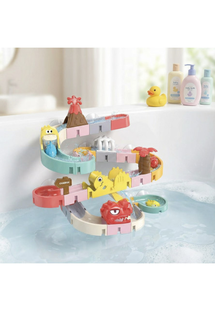 DIY Kuličková dráha do vody Dino 43 ks