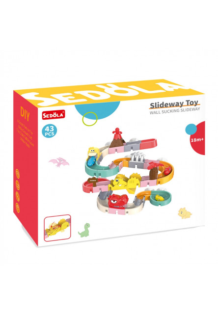 DIY Kuličková dráha do vody Dino 43 ks