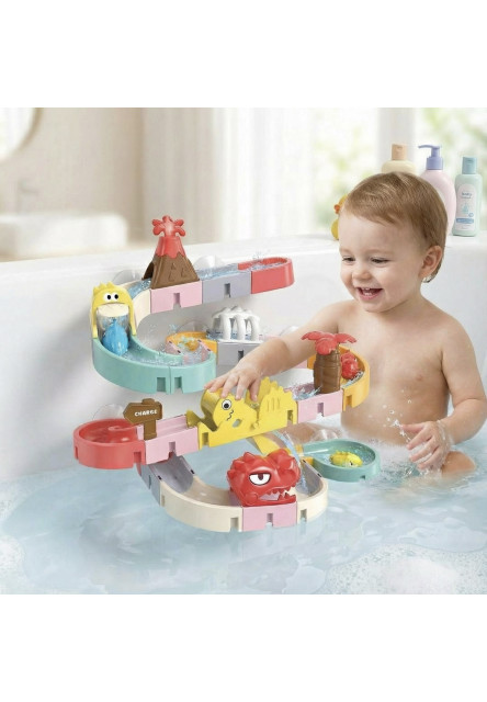 DIY Kuličková dráha do vody Dino 43 ks