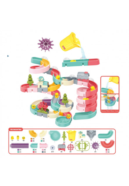 DIY Skluzavka do vody 72 ks