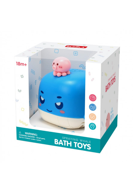 Stříkací hračka do vody Velryba modrá