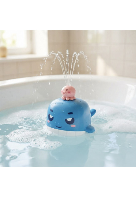 Stříkací hračka do vody Velryba modrá