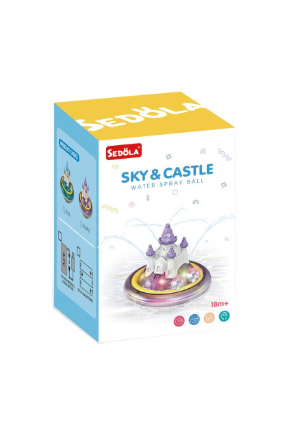 Stříkací hračka do vody Hrad fialový