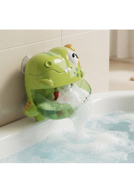 Interaktivní stroj na výrobu bublin do vany Dino