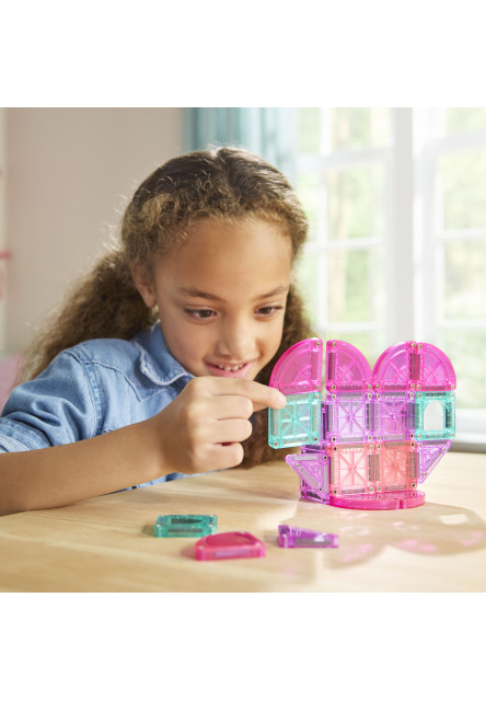 Magnetická stavebnice microMAGS Heart to Heart Travel Set 26 dílů