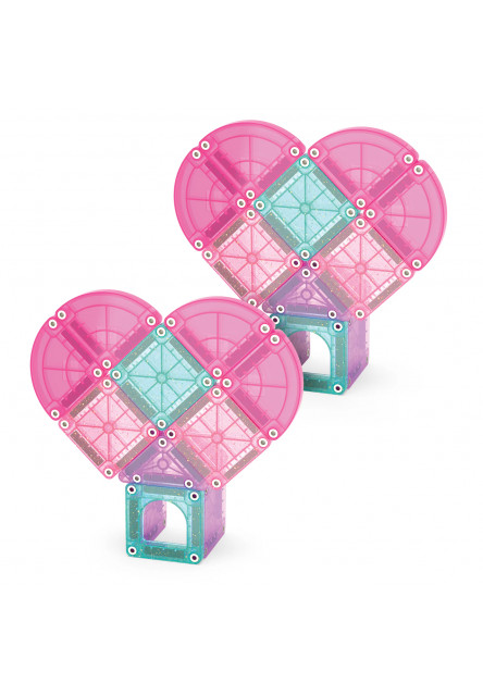 Magnetická stavebnice microMAGS Heart to Heart Travel Set 26 dílů
