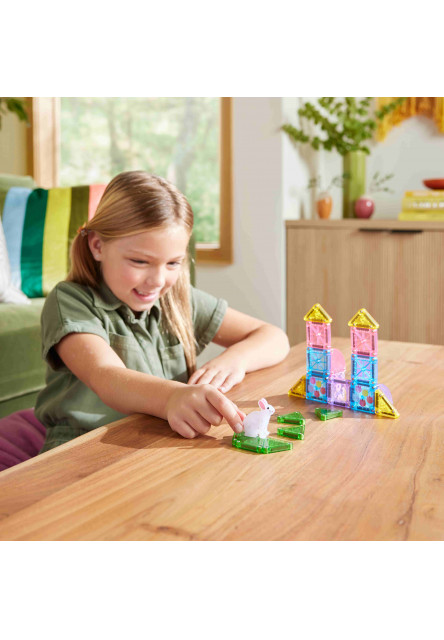 Magnetická stavebnice microMAGS Spring Garden Travel Set 24 dílů