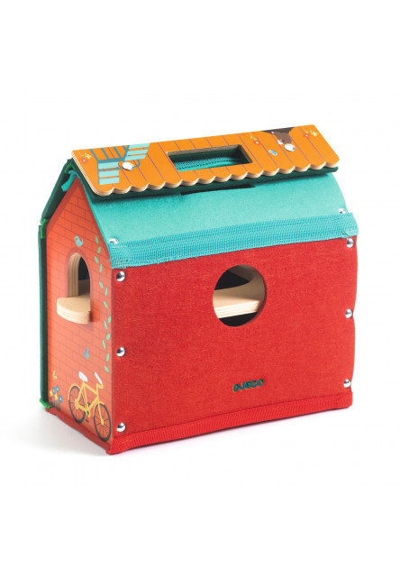 Dřevěný domeček se zvířátky SoftiHouse