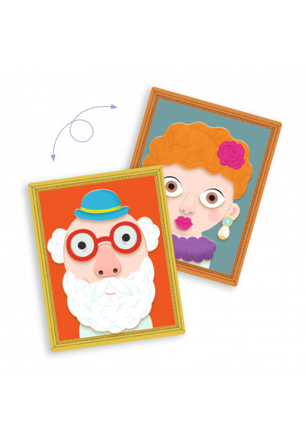 Magnetická skládačka Portréty