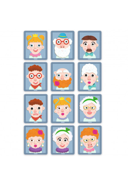 Magnetická skládačka Portréty