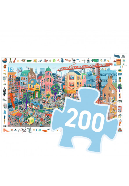 Objevovací puzzle Město 200 ks