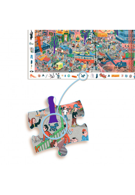 Objevovací puzzle Město 200 ks