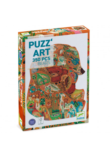 Umělecké puzzle Medvídci 350 ks
