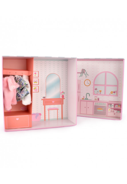 DouDou et Compagnie panenka Émilie a její šatník