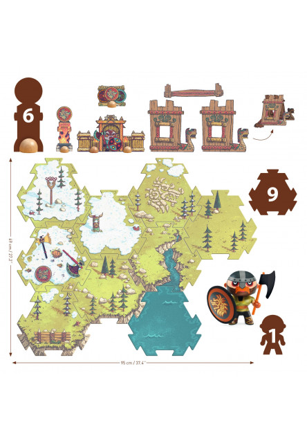 Arty Toys Puzzl Up a figurka Viking Alric Barbarious