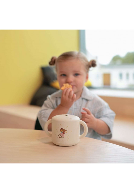 Silikónový pohárik na snack mushie - fairy mice