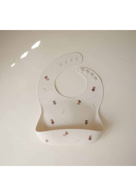 Silikónový podbradník mushie - fairy mice